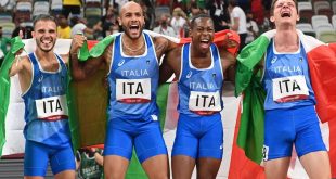 La staffetta 4×100 italiana a Tokyo: l’oro più inaspettato