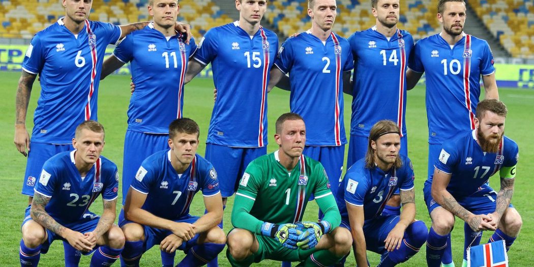 La squadra di Islanda 2016: 300mila abitanti agli Europei